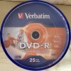 Verbatim DVD-R írható DVD lemez 4,7GB 16x - nyomtatható - AZO 25db. csőben Verbatim DVD-R írható DVD lemez 4,7GB 16x - nyomtatható - AZO 25db. csőben