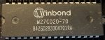  Winbond W27C020-70 256kx8 EEPROM DIP32 elektromosan törölhető EPROM - Device ID: DA 85