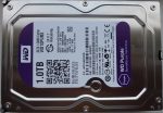   WDC WD10PURX-64D85Y0 1TB Sata HDD merevlemez 100%/100% WD Purple 64MB Cache