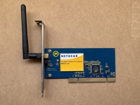 NetGear WG311v3 Rev.A1 54Mbps PCI Wifi kártya - max. Windows 7 NetGear WG311v3 Rev.A1 54Mbps PCI Wifi kártya - max. Windows 7