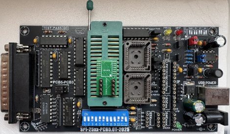 Willem EPROM égető PCB 5.0T LPT portos programozó BIOS chip égetéshez vagy autókhoz - chiptuning - 2025 verzió Willem EPROM égető PCB 5.0T LPT portos programozó BIOS chip égetéshez vagy autókhoz - chiptuning - 2025 verzió