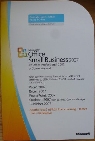 Microsoft Office Small Business 2007 OEM HU telepítő készlet X13-90659