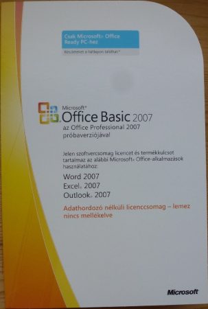 Microsoft Office Basic 2007 OEM HU telepítő készlet X13-90660