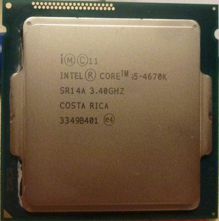 Intel® Core™ i5-4670K Processor LGA1150 s1150 6MB Cache SR14A 3.40GHz