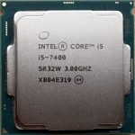   Intel Core i5-7400, 3400 MHz (34 x 100) LGA1151 cpu SR32W cpu processzor
