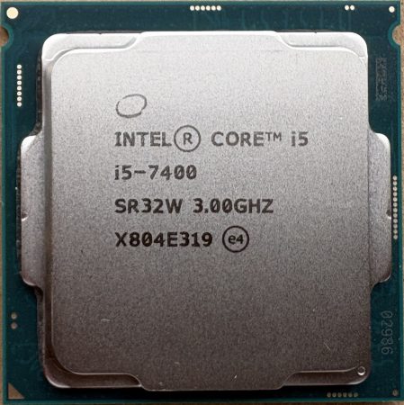 Intel Core i5-7400, 3400 MHz (34 x 100) LGA1151 cpu SR32W cpu processzor