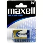 maxell 9V alkaline - 9V alkáli elem - 6LR61 MN1604